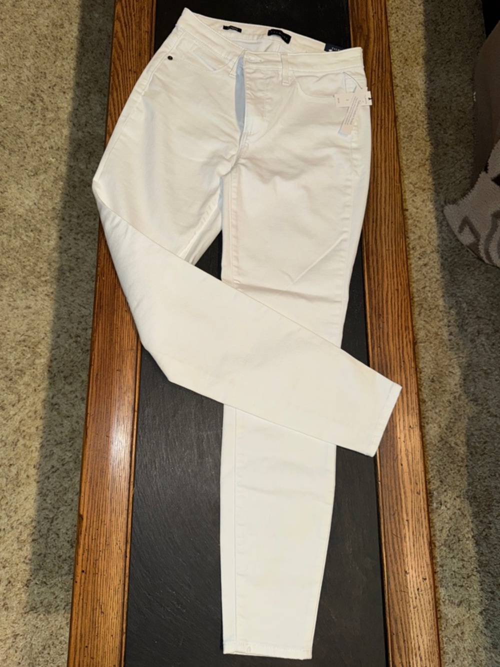 Talbots White High-Waist Jeggings - Picture 5 of 5